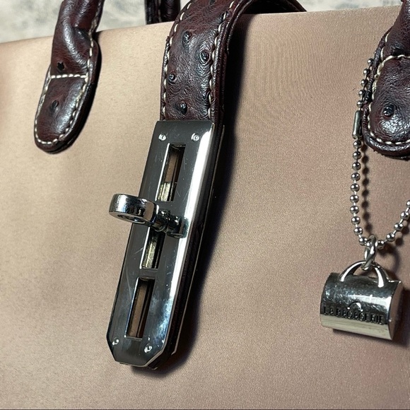 LA BAGAGERIE  Nylon & Leather Trim Tote Bag - Picture 9 of 14